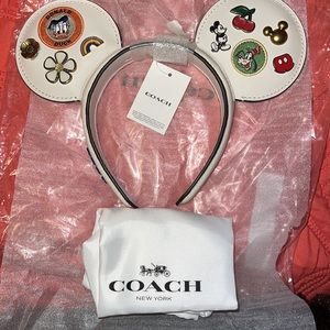 NWT Rare HTF Limited Edition Mickey & Friends Disneyland Coach Ears 1955 Ch Wh